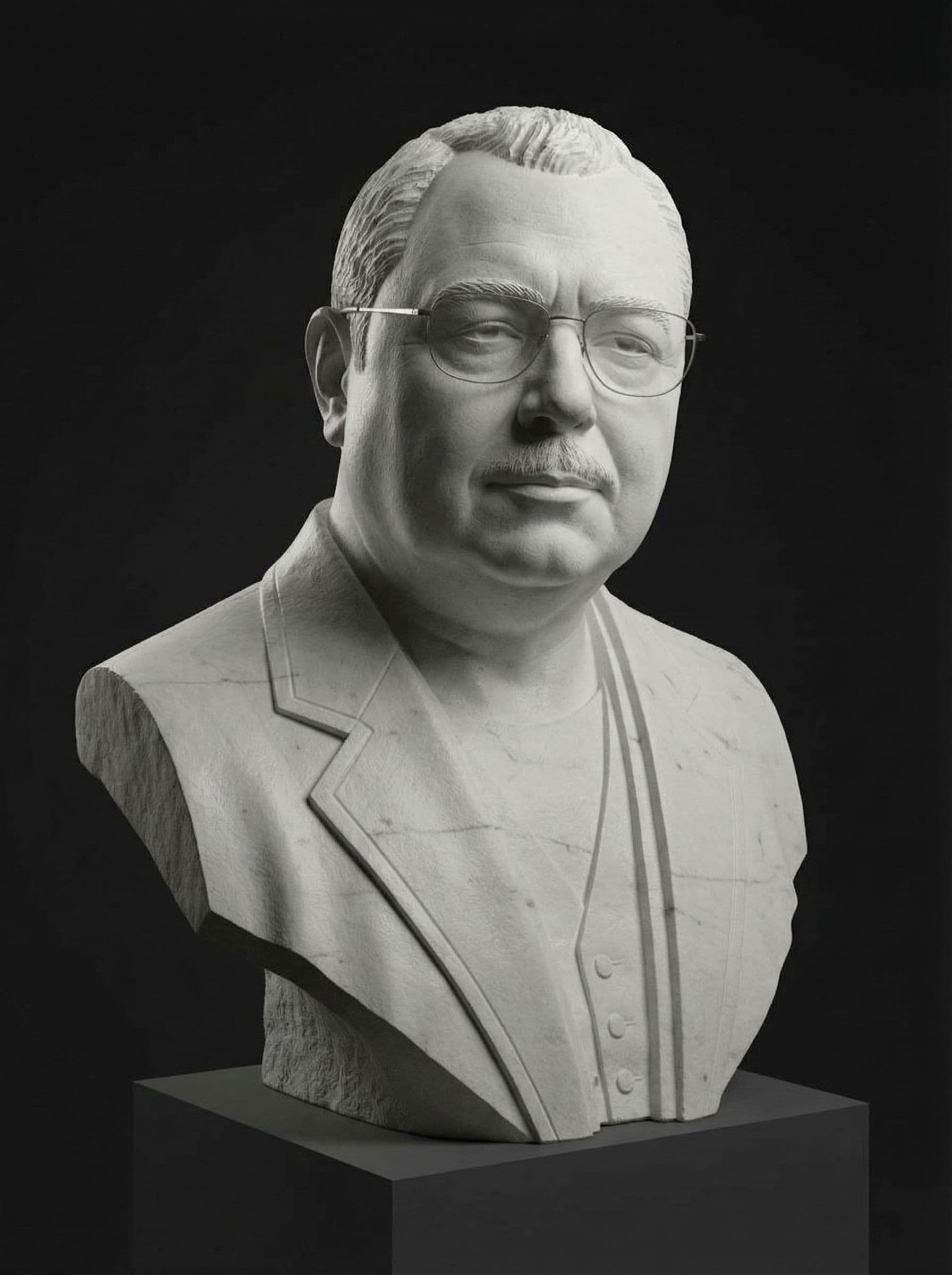 AI generated: Let the statue nod