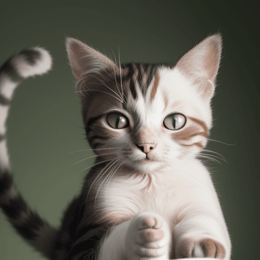 AI generated: High resolution photography community cat