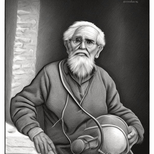 AI generated: old man 