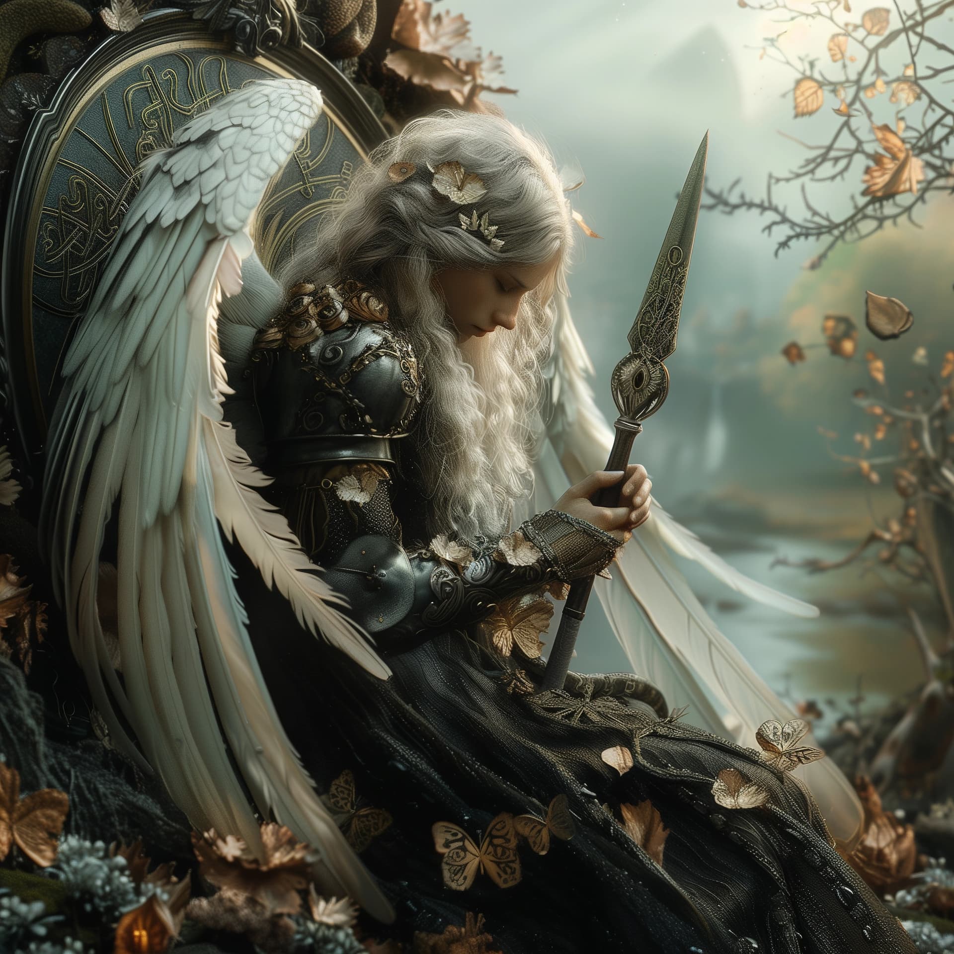 AI generated: the Mother of the Sephiroth --personalize nwnd4j3 --stylize 600