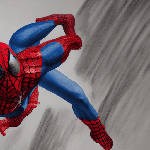 AI generated: T-Rex with spiderman suit, realism, high detail, 8k