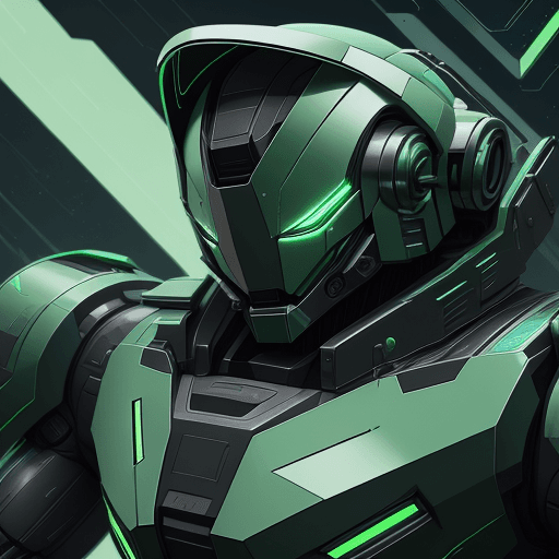 AI generated: a close up of a poster with a robot on it, inspired by Mike Winkelmann, deviantart contest winner, f...