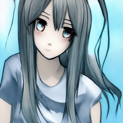 AI generated: GIRL, big cheast, Open mouth, watery eyes, blushed, anime style