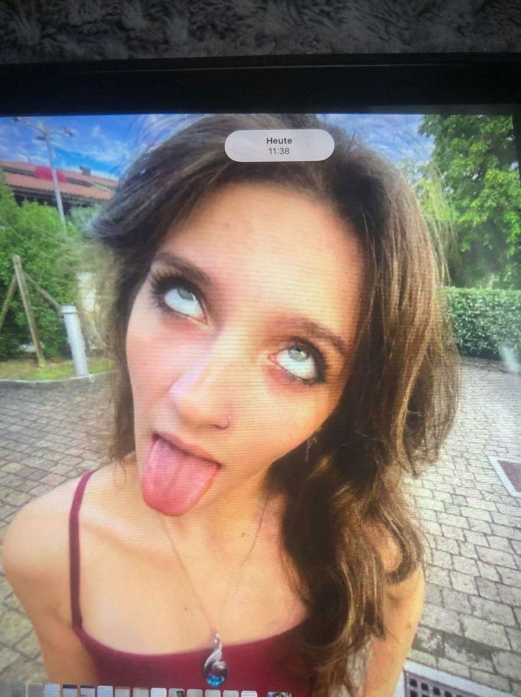 AI generated: Make her do the aheago face
