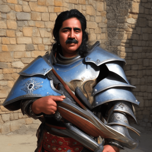 AI generated: mexican paladin