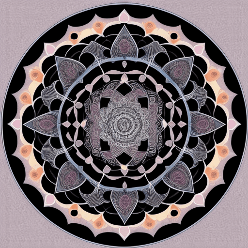 AI generated: mandala outline
