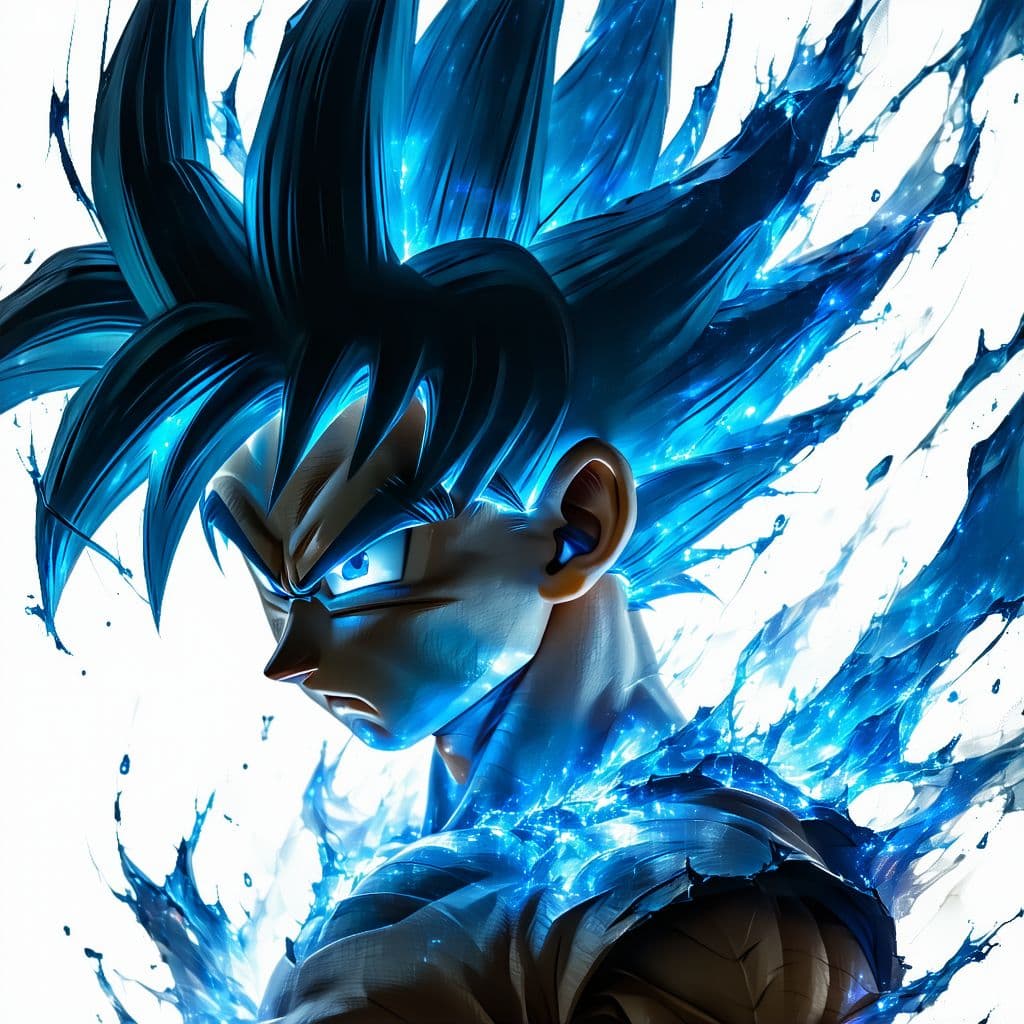 AI generated: dragon ball anime art wall art picture with dragon ball art / dragon ball xv, in the style of dark a...