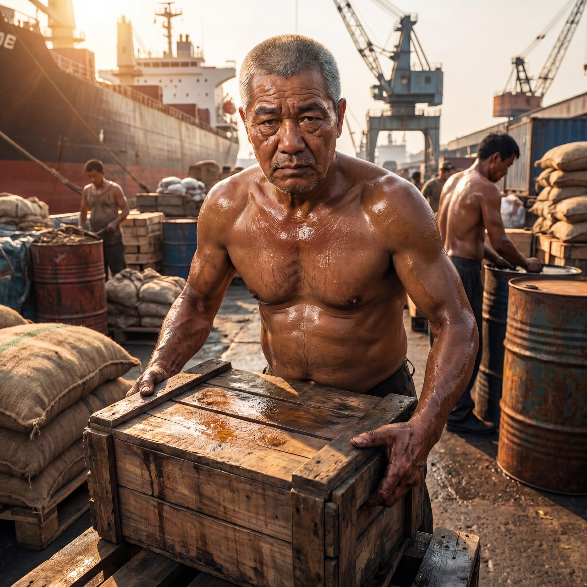 Tang mingong - Old_Worker daddy 写实老民工 - Image 4