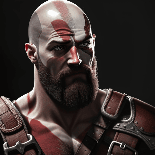 AI generated: realistic kratos