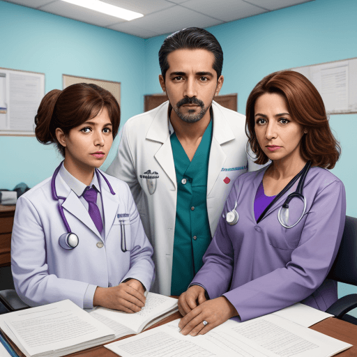 AI generated: una familia de doctores

