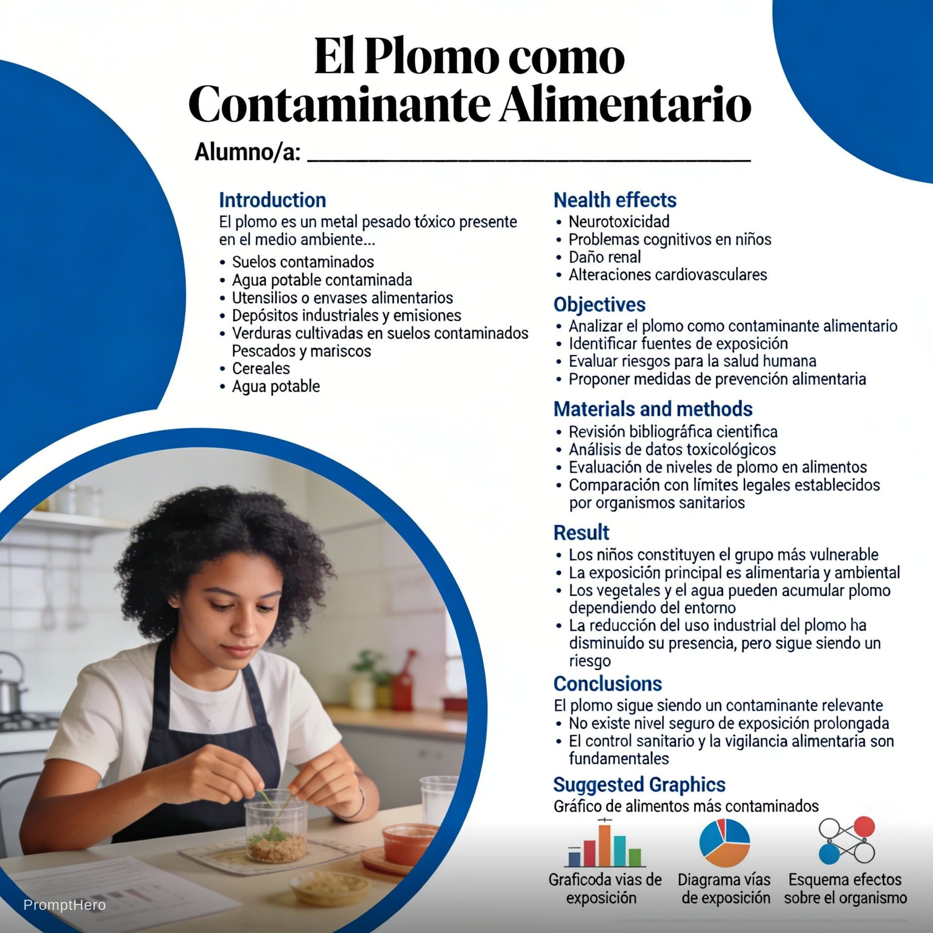 AI generated: EL PLOMO COMO CONTAMINANTE ALIMENTARIO
(Puedes copiar este contenido directamente en Canva y convert...