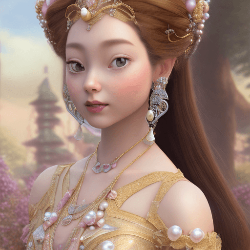 AI generated: A charming and charismatic movie character, Disney style, with natural makeup, oil painting by Naomi...