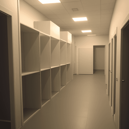 AI generated: backrooms