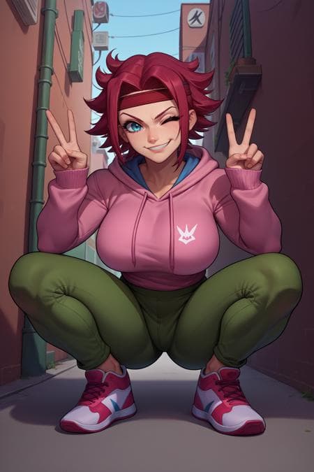 Kallen Kouzuki/紅月カレン (Code Geass) SDXL LoRA | 5 Outfits [Pony Diffusion]