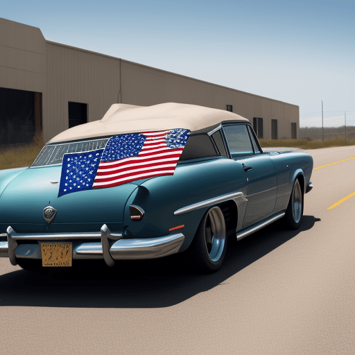 AI generated: freedom car usa
