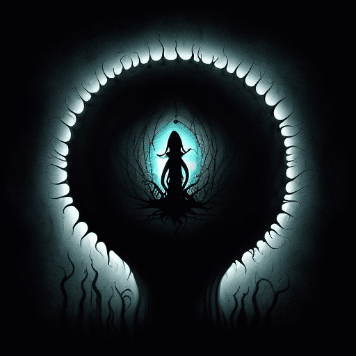 AI generated: Create an illustration that captures the essence of Lovecraftian horror, portraying the terror of th...