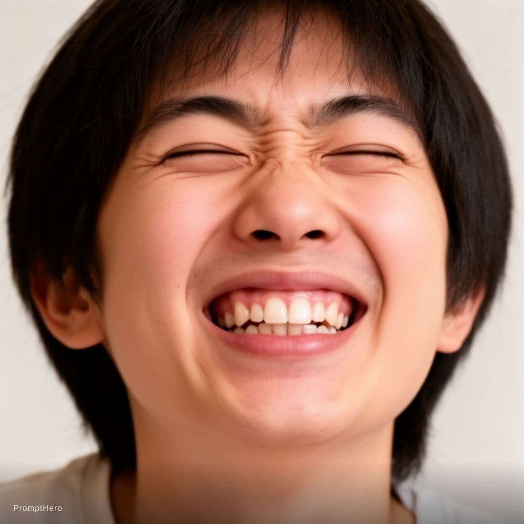 AI generated: ahegao face