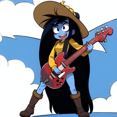 cartoon fanart style