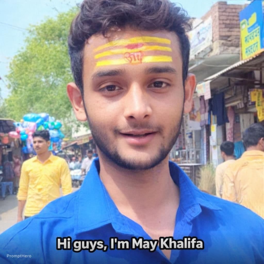 AI generated: Create a reality video for May Khalifa 