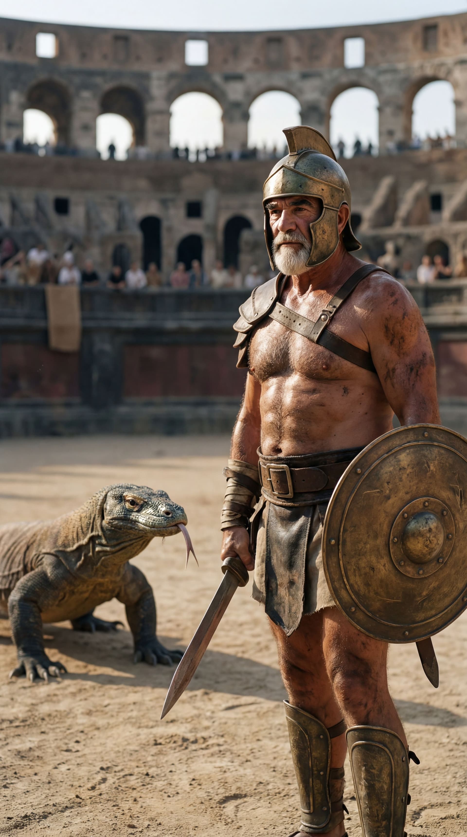 AI generated: ULTRA-REALISTIC CINEMATIC HISTORICAL PHOTOGRAPH (vertical 9:16).
Looks like a real professional full...