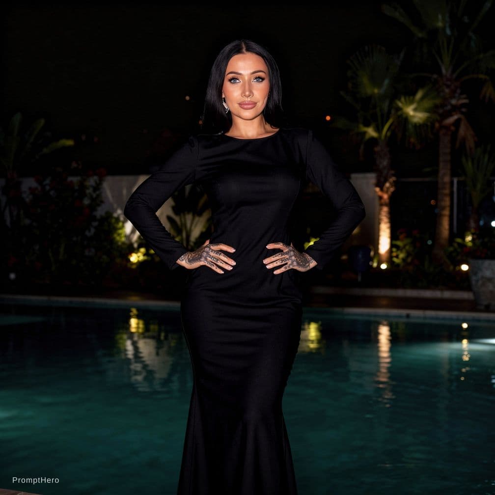 AI generated: “Ultra-realistic high-glam woman with a confident, attention-commanding presence, styled in a bold, ...