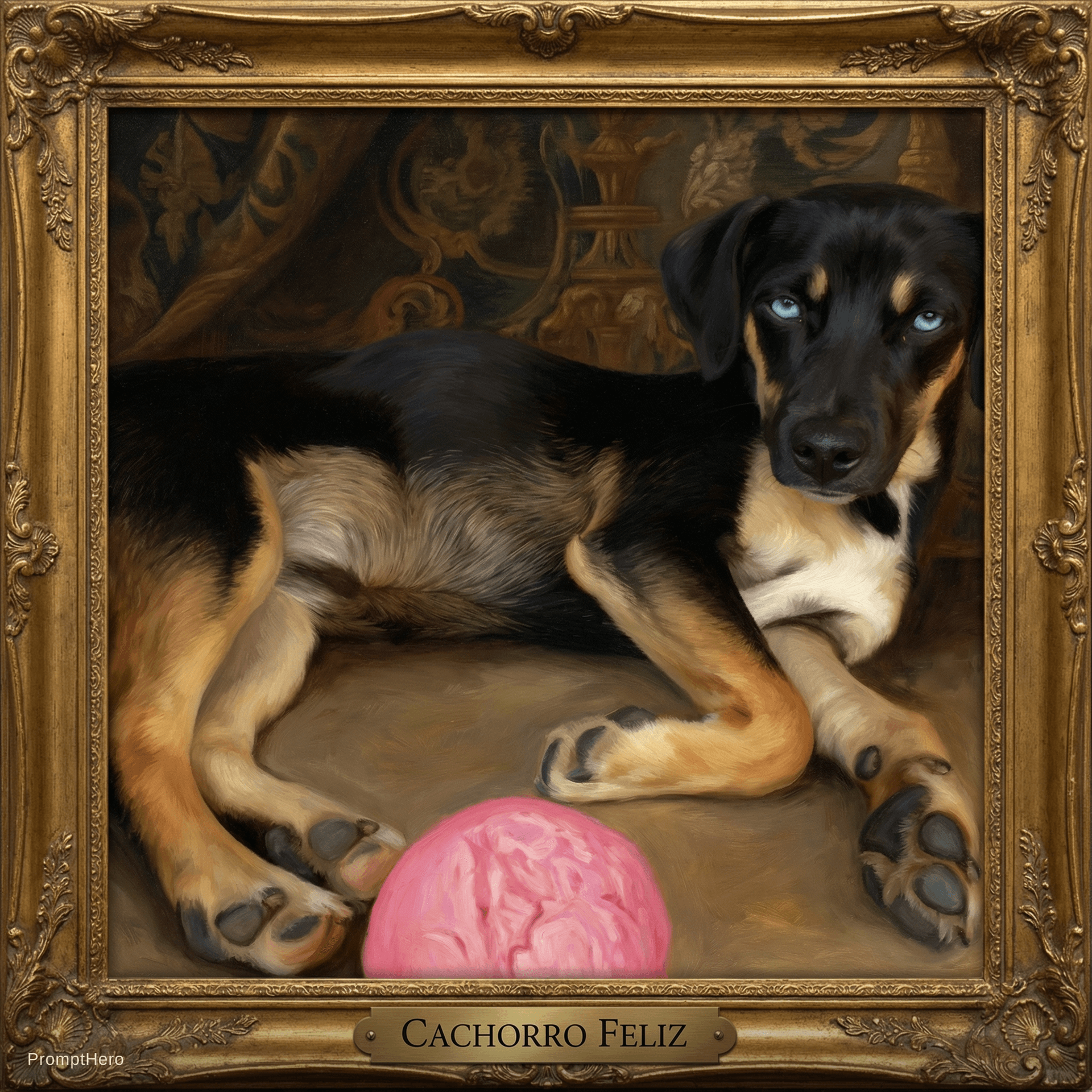 AI generated: CACHORRO FELIZ