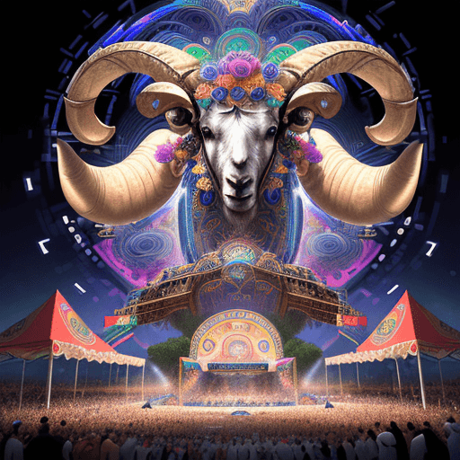 AI generated: Festival Latino, 2023, Hightstown, NJ, Rams, corporate, (best quality, masterpiece, ultra-detailed, ...