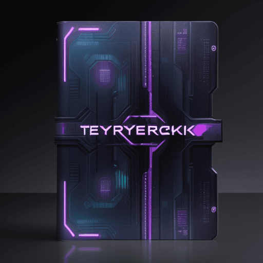 AI generated: cyberpunk-style diary cover, keywords:Tensor