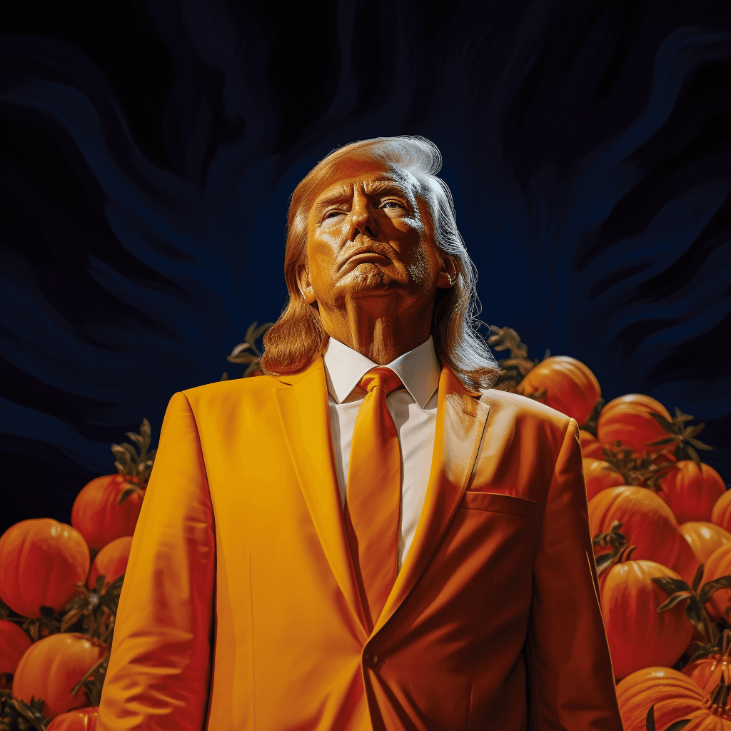 AI generated: orange jesus --c 20