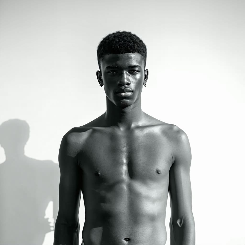 AI generated: Nude eighteen male
