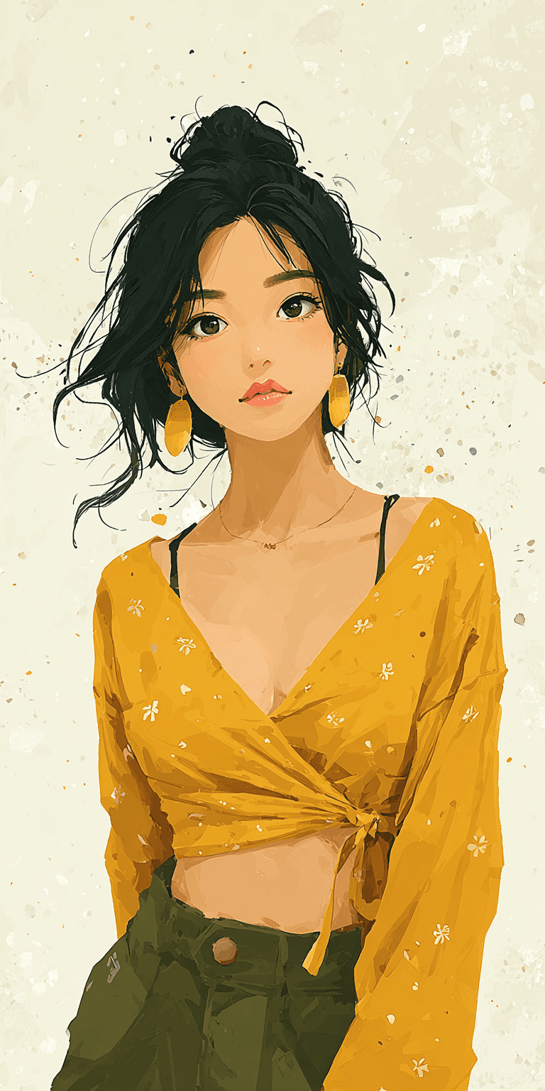 AI generated: Asian woman, mid 20s --no freckles --ar 1:2 --raw --sref 2407589265 --profile oh3iyx5 --stylize 750