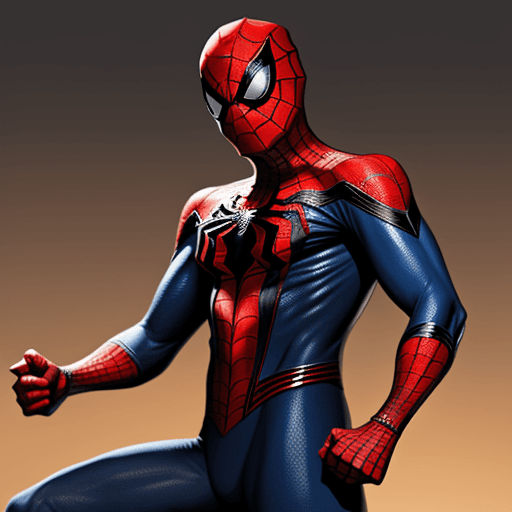 AI generated: Spiderman in style of He-Man