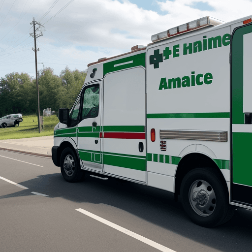 AI generated: ambulance