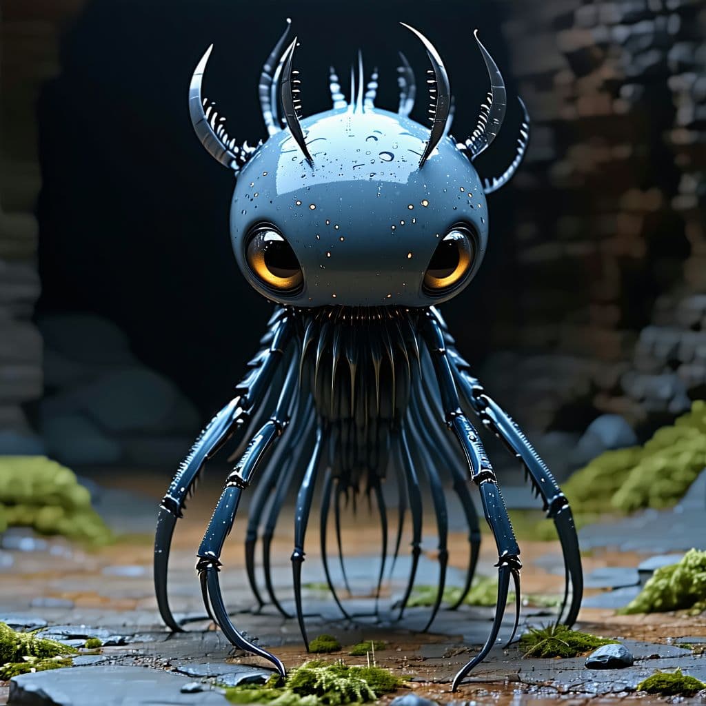 AI generated: archit prakash, unbearable creature, uncanny, creepy, high quality, photorealistic, 8k, graphic rend...