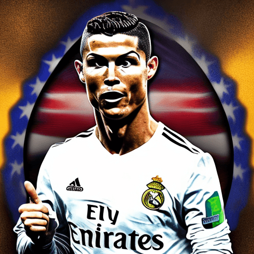 AI generated: ronaldo hero