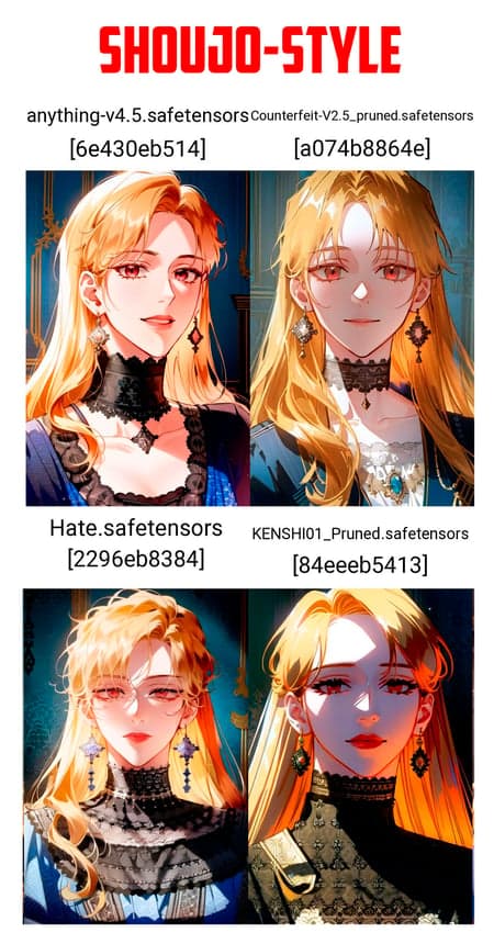 Manhwa - 4 styles in 1