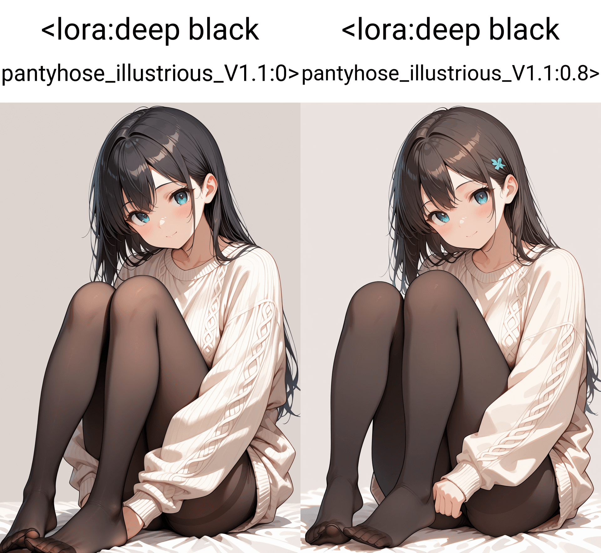 濃い黒パンスト/deep black pantyhose