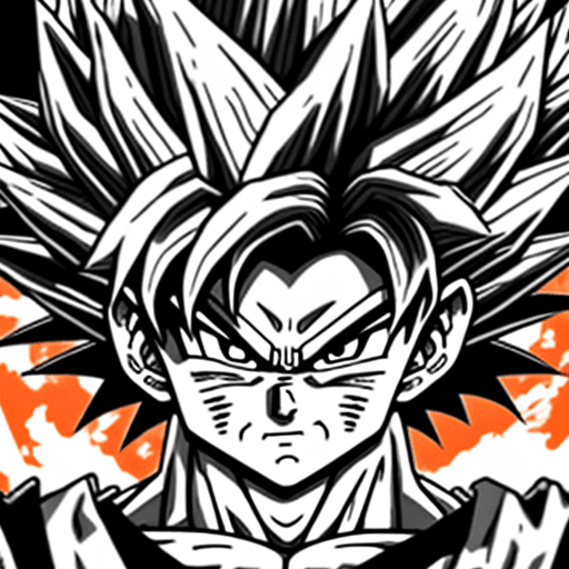 AI generated: goku, in the style of Akira Toriyama, dragon ball theme, uhd image, precisionist art, character illu...