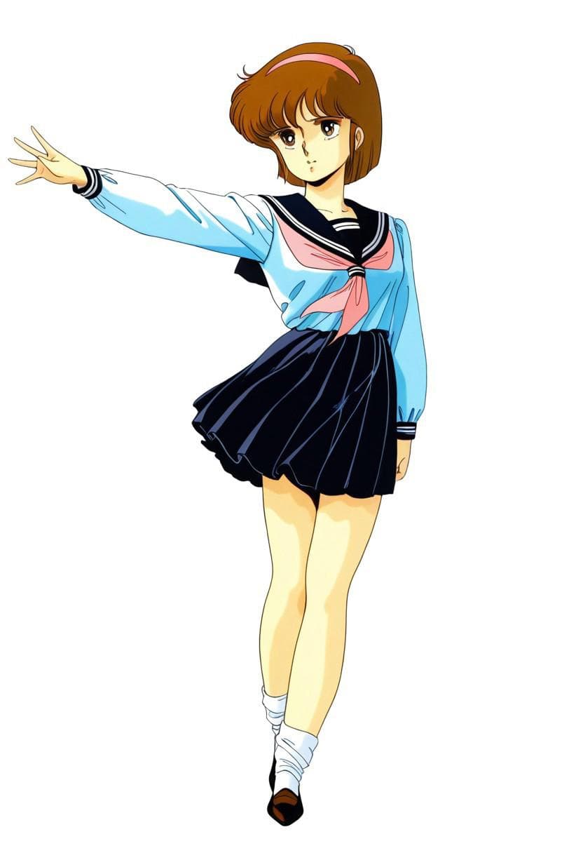 1980s Traditional Eastern Manga Aesthetic - IllustriousXL