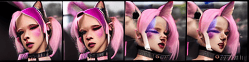 AI generated: woman, extremely detailed, face detail, face retouch, (rave look), (naked), (((hairy pussy))), pink ...