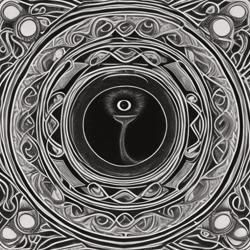 AI generated: void, Dark, Non human,