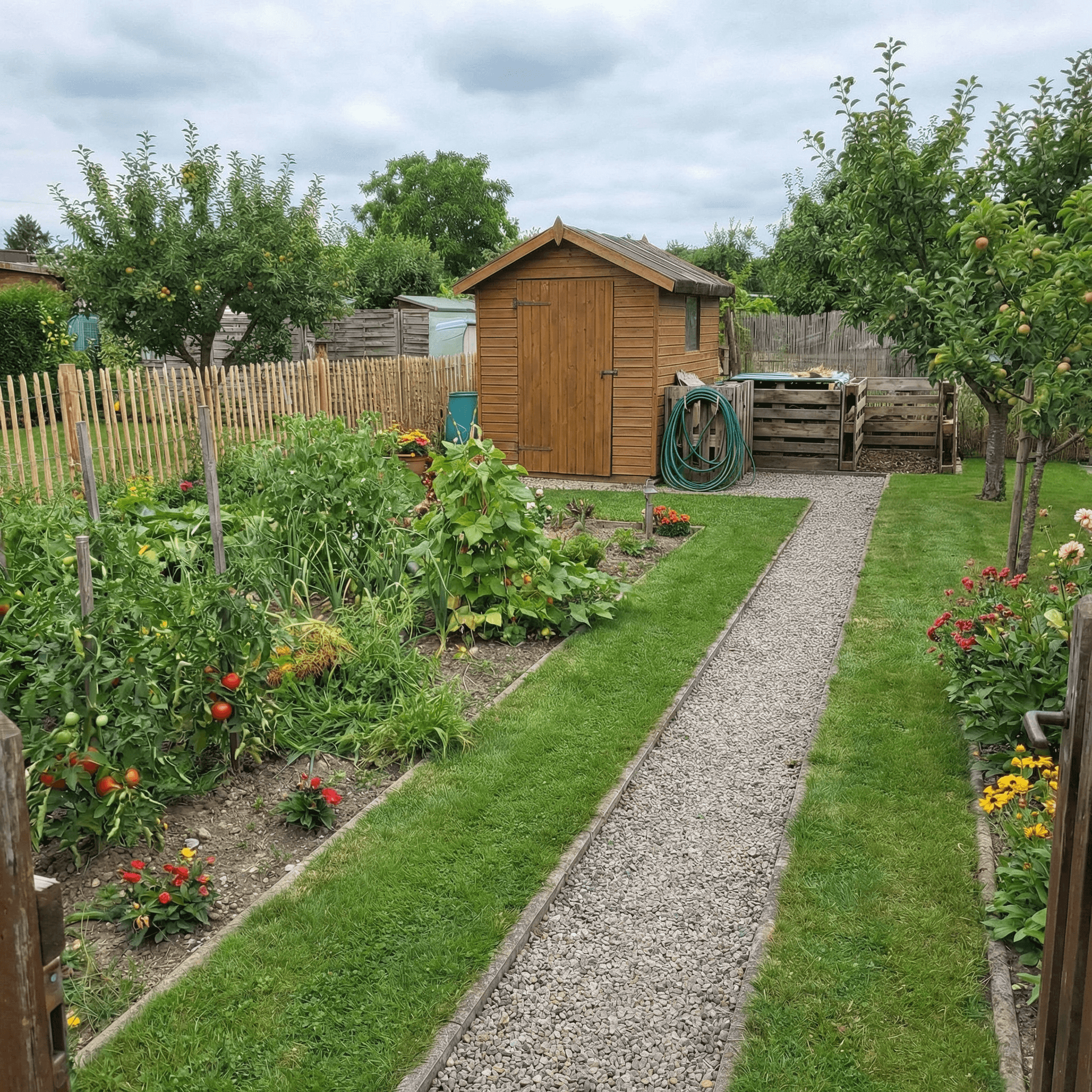 AI generated: fix this garden