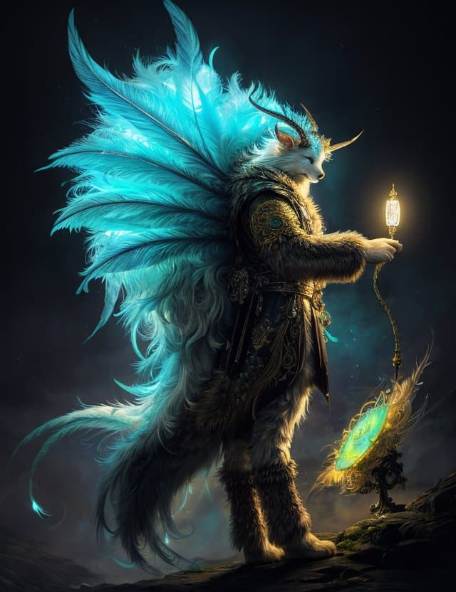 AI generated: ((best quality)), ((masterpiece)), ((realistic)), (detailed), Colossal Luminous Pulsating Serene Blo...