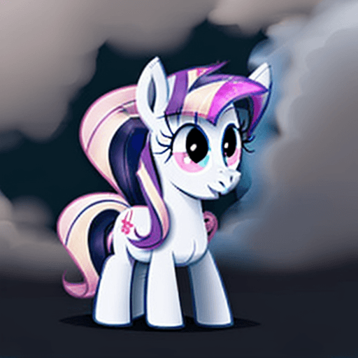 AI generated: my little pony arson