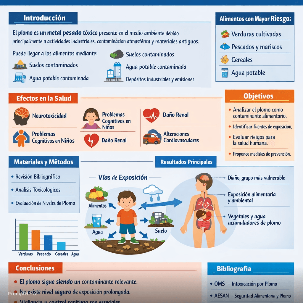 AI generated: EL PLOMO COMO CONTAMINANTE ALIMENTARIO
(Puedes copiar este contenido directamente en Canva y convert...