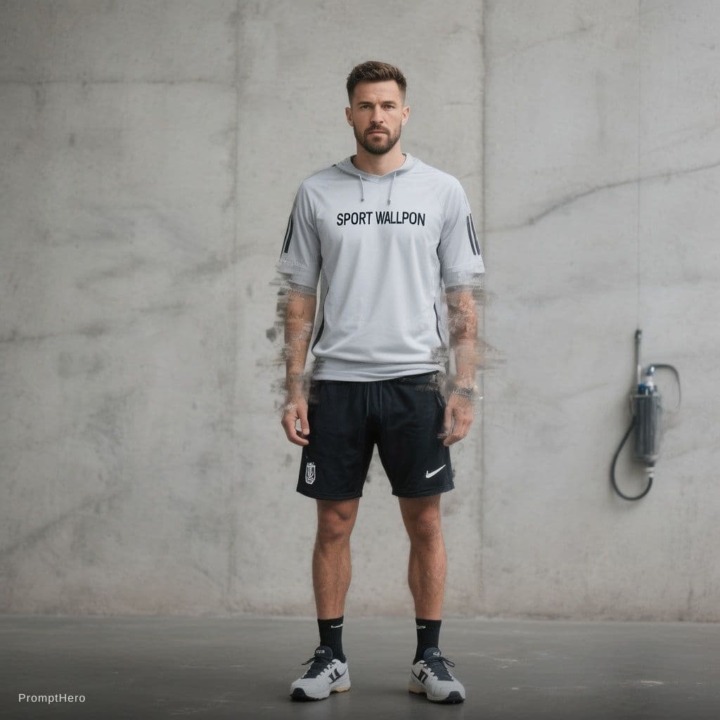 AI generated: A SPORT WALLPAPER FOR MACRON SPORTS BRAND