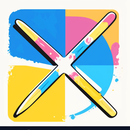 AI generated: Brand logo in pop art style, with a popsicle, minimalistic, futuristic, vector