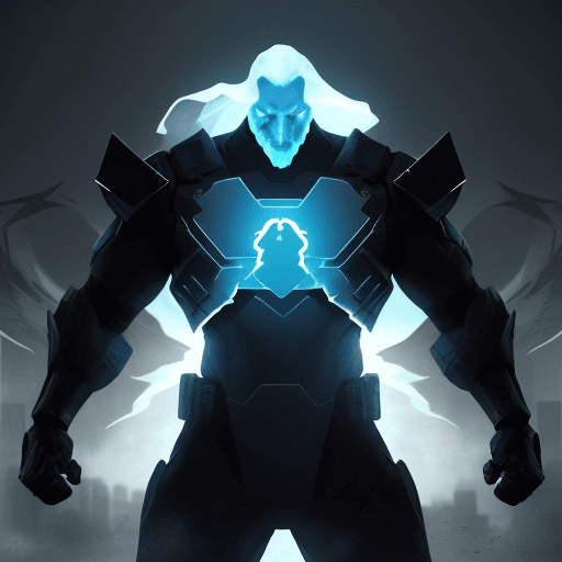 AI generated: Create an image featuring the character Ghost from Modern Warfare 2 in an imposing and larger-than-l...