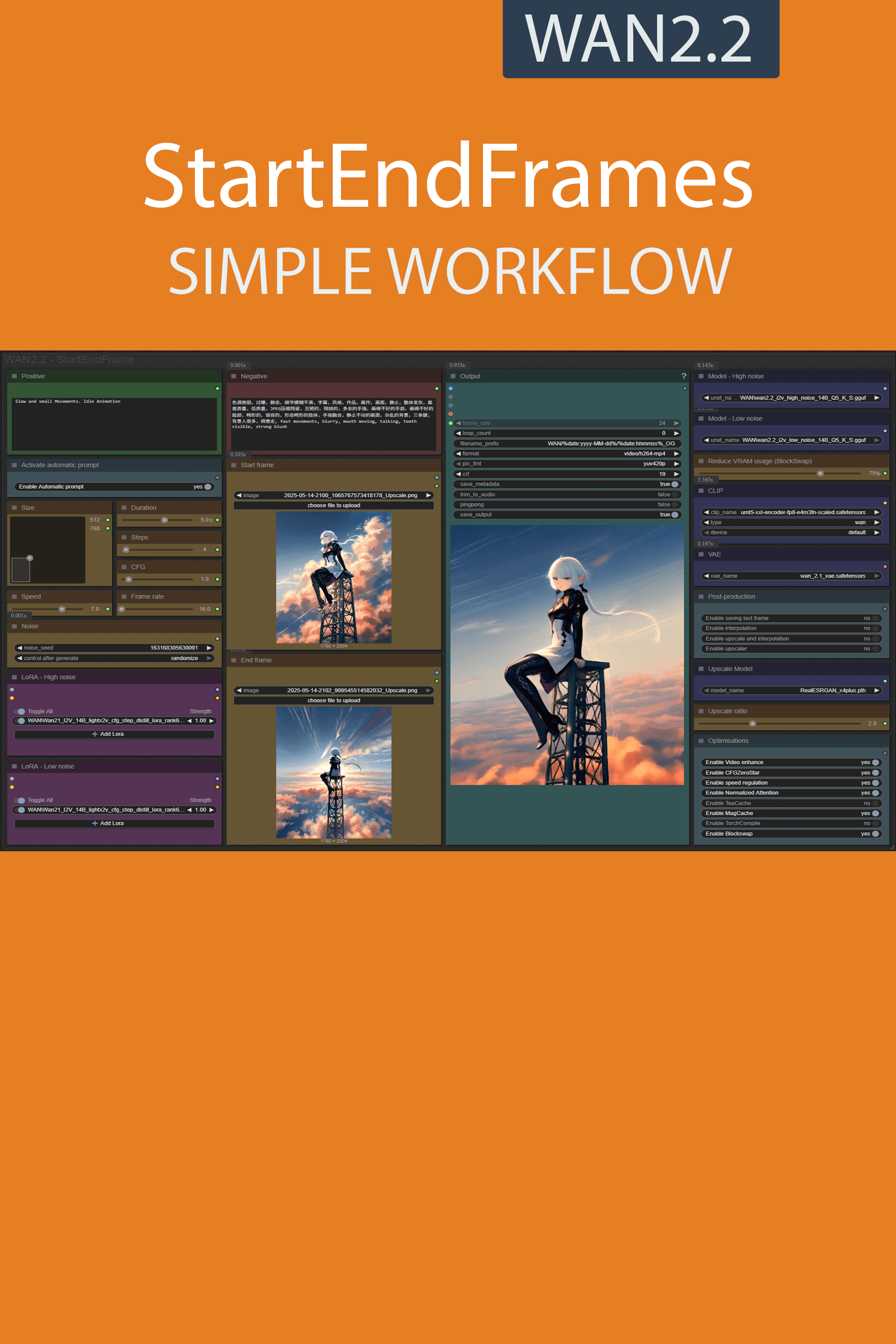 【WAN2.2】StartEndFrames - Image 3