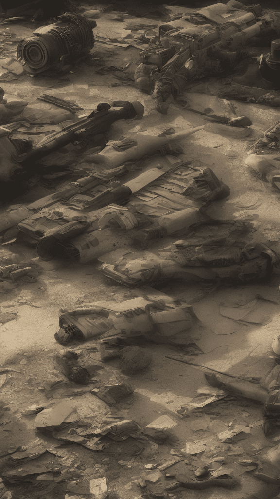 AI generated: peace after war cinematic, hyper realism, high detail, octane render, 8k